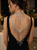 Rhinestone Back Necklace