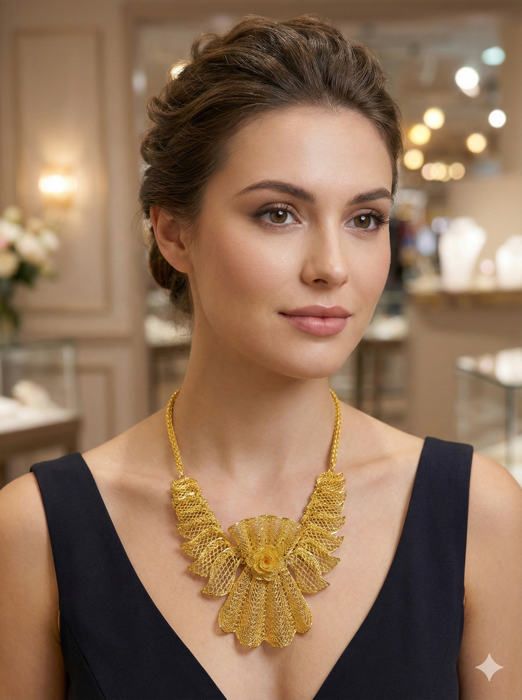 ANIID 24K Gold Color Necklace